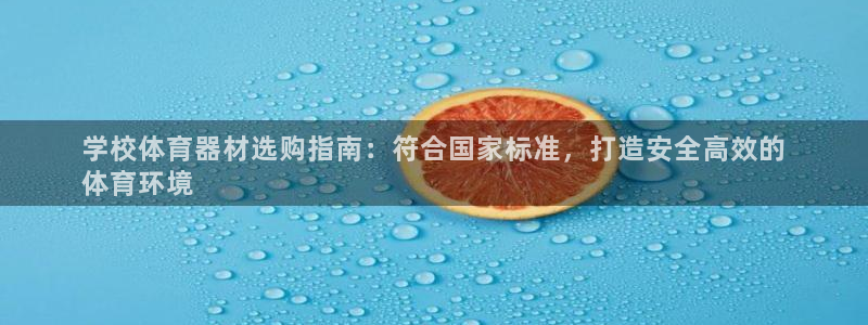 耀世娱乐平台官网下载：学校体育器材选购指南：符合国家