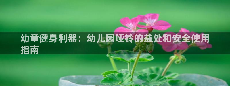 耀世平台代理多少钱一个：幼童健身利器：幼儿园哑铃的益