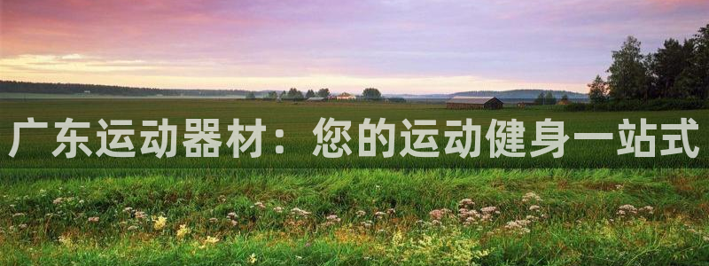 耀世平台主管代理是谁：广东运动器材：您的运动健身一站