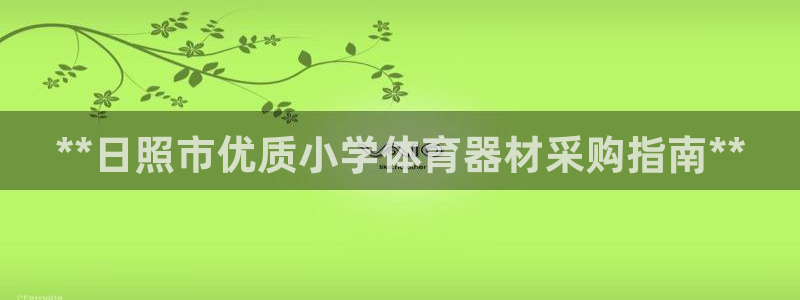 耀世娱乐登陆官网下载：**日照市优质小学体育器材采购