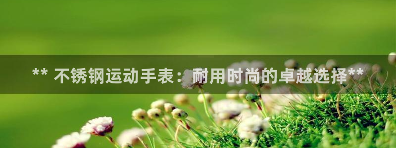 耀世捷科技：** 不锈钢运动手表：耐用时尚的卓越选择