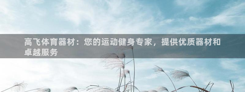 耀世集团视频介绍：高飞体育器材：您的运动健身专家，提